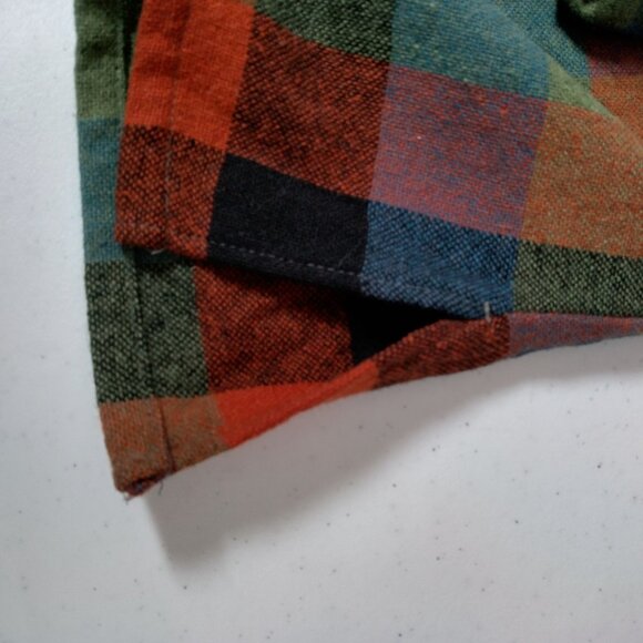 Vintage Dee Cee Rappers Shirt Small 14-14 1/2 Woven Wool Blend Earthy Grandpa - Picture 8 of 16